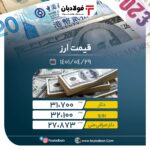 کاهش قیمت دلار در بازار آزاد عینک فولادی فولاد