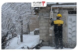 مصرف ۷۴ درصدی گاز کشور در بخش خانگی و تجاری/ ثبت رکورد جدید مصرف در روزهای آینده عینک فولادی گاز