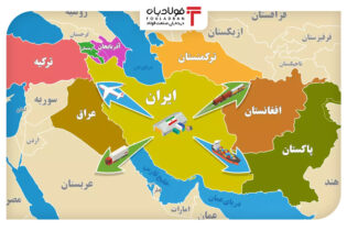 تجارت ۵۵ میلیارد دلاری ایران با ۱۵ کشور همسایه در سال جاری عینک فولادی