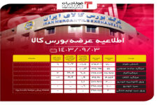 اطلاعیه عرضه بورس کالا/ عرضه بیش از ۴ میلیون تن محصول فولادی قیمت روز یوان چین قیمت روز یوان چین قیمت روز یوان چین